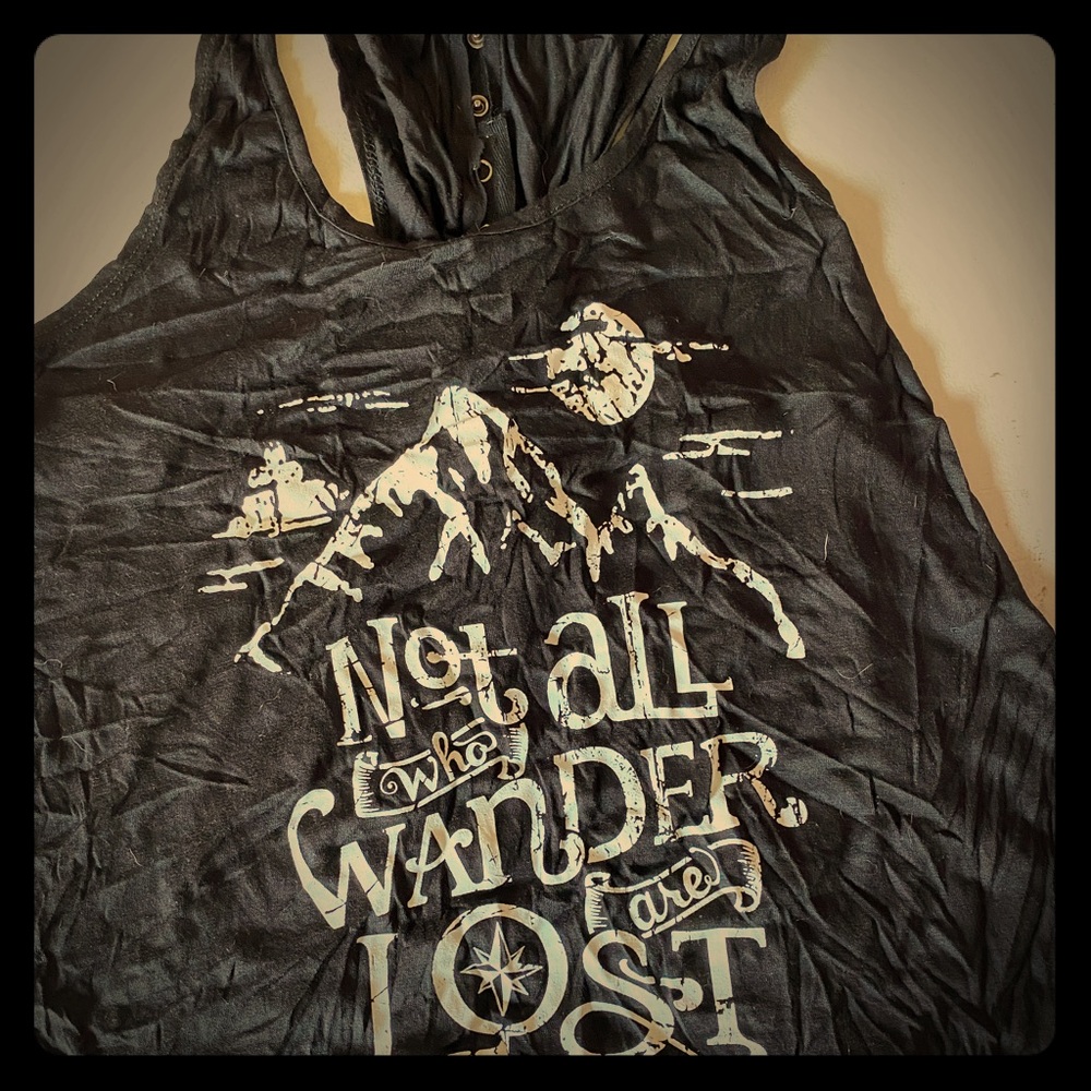 Not All Who Wander Are Lost tank top